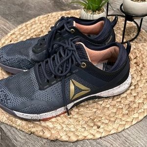 Reebok Womens Crossfit Grace EG9102 Blue Running Shoes Sneakers size 7
